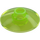 LEGO Transparent Bright Green Dish 2 x 2 (4740 / 30063)