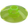 LEGO Transparent Bright Green Dish 2 x 2 (4740 / 30063)