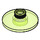 LEGO Transparent Bright Green Dish 2 x 2 (4740 / 30063)