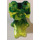 LEGO Transparent Bright Green Ghost Legs with Marbled Dark Green (82434)