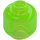 LEGO Transparent Bright Green Minifigure Head (3626 / 88475)