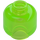 LEGO Transparent Bright Green Minifigure Head (3626 / 88475)