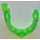 LEGO Transparentes helles Grün Minifigure Visier Pointed mit Gesicht Gitter und Antenne (22394)