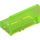 LEGO Transparent Bright Green Panel 1 x 2 x 1 with Rounded Corners (4865 / 26169)