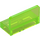 LEGO Transparent Bright Green Panel 1 x 2 x 1 with Rounded Corners (4865 / 26169)