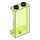 LEGO Transparent Bright Green Panel 1 x 2 x 3 with Side Supports - Hollow Studs (35340 / 87544)