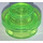 LEGO Transparent Bright Green Plate 1 x 1 Round (30057 / 34823)