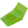 LEGO Transparent Bright Green Ramp Section - Upwards (77822)