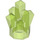 LEGO Transparent Bright Green Rock 1 x 1 Crystal with 5 Points (28623 / 30385)