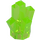 LEGO Transparent Bright Green Rock 1 x 1 Crystal with 5 Points (28623 / 30385)