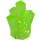 LEGO Transparent Bright Green Rock 1 x 1 Crystal with 5 Points (28623 / 30385)