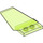 LEGO Transparent Bright Green Shuttle Tail 2 x 6 x 4 (6239 / 18989)