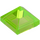 LEGO Transparent Bright Green Slope 1 x 1 x 0.7 Pyramid (22388 / 35344)