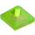 LEGO Transparent Bright Green Slope 1 x 1 x 0.7 Pyramid (22388 / 35344)