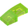 LEGO Transparent Bright Green Slope 1 x 2 Curved (11477)