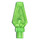 LEGO Transparent Bright Green Spear Head Tip (27257)