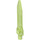 LEGO Transparent Bright Green Sword Blade with Bar (23860)
