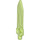 LEGO Transparent Bright Green Sword Blade with Bar (23860)