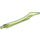 LEGO Transparent Bright Green Sword with Curved Tip and Axle (11305)