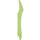 LEGO Transparent Bright Green Sword with Curved Tip and Axle (11305)