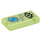 LEGO Vert clair transparent Tuile 1 x 2 avec Amulet et Goblin Eye Emblem avec rainure (3069 / 31830)
