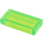 LEGO Transparent Bright Green Tile 1 x 2 with Groove (3069 / 30070)