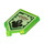 LEGO Verde brillante transparente Plana 2 x 3 Pentagonal con Stone Stun Power Escudo (22385 / 24577)