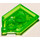 LEGO Vert clair transparent Tuile 2 x 3 Pentagonal avec Venom Bite Power Bouclier (22385 / 24596)