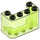 LEGO Vert clair transparent Pare-brise 2 x 4 x 2 (4594 / 35160)