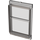 LEGO Transparentes Braunschwarz Glas for Tür mit Ober- und Unterlippe (4183)
