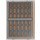 LEGO Transparant Bruin Zwart Glas for Kader 1 x 4 x 5 met Bars Sticker from Set 4856 (2494)