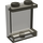 LEGO Transparent Marron Noir Panneau 1 x 2 x 2 avec supports latéraux, tenons creux (35378 / 87552)
