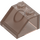 LEGO Transparent Brown Black Slope 2 x 2 (45°) (3039 / 6227)