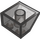 LEGO Transparent Marron Noir Pente 2 x 2 (45°) (3039 / 6227)