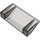 LEGO Transparant Bruin Zwart Helling 3 x 6 (25°) met binnenmuren (3939 / 6208)
