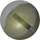 LEGO Transparentes Braunschwarz Technic Bionicle Ball 16.5 mm mit Marbled Medium Lime (54821 / 95753)