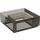 LEGO Transparant Bruin Zwart Tegel 1 x 1 met groef (3070 / 30039)