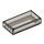 LEGO Transparent Brown Black Tile 1 x 2 with Groove (30070 / 35386)
