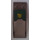 LEGO Transparent Brown Black Windscreen 2 x 5 x 1.3 with Dark Green Panel and Asian Character Sticker (6070)