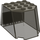 LEGO Transparentes Braunschwarz Windschutzscheibe 4 x 6 x 3 (47506)