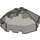 LEGO Transparent Marron Noir Pare-brise 6 x 6 Octagonal Canopée avec trou d&#039;axe (2418)