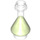 LEGO Transparent Conical Flask with Transparent Bright Green Fluid (33027 / 38029)