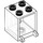 LEGO Transparent Container 2 x 2 x 2 mit versenkten Bolzen (4345 / 30060)