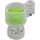 LEGO Transparent Cup with Transparent Bright Green Drink (68495)