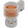 LEGO Transparent Tasse mit Transparentes Orange Trinken (68495)