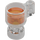 LEGO Transparent Cup with Transparent Orange Drink (68495)