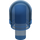 LEGO Transparant Donkerblauw Staaf 1 met lichte dekking (29380 / 58176)