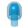 LEGO Transparant Donkerblauw Staaf 1 met lichte dekking (29380 / 58176)