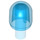 LEGO Transparent Dark Blue Bar 1 with Light Cover (29380 / 58176)