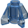 LEGO Bleu foncé transparent Brique 1 x 1 Rond avec Fins (4588 / 52394)